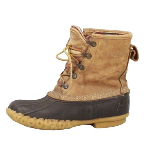 L.L. Bean Shoes - Vintage LL Bean Maine Hunting Shoe 8-Inch Goretex Slip on Duck Boots Size 7 M